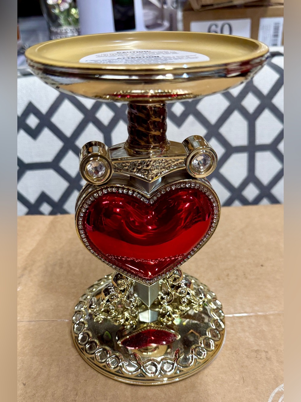 Bath & Body Works Disney Villains Evil Queen Pierced Heart Pedestal
